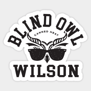 Canned Heat - Blind Owl Wilson RETRO Sticker